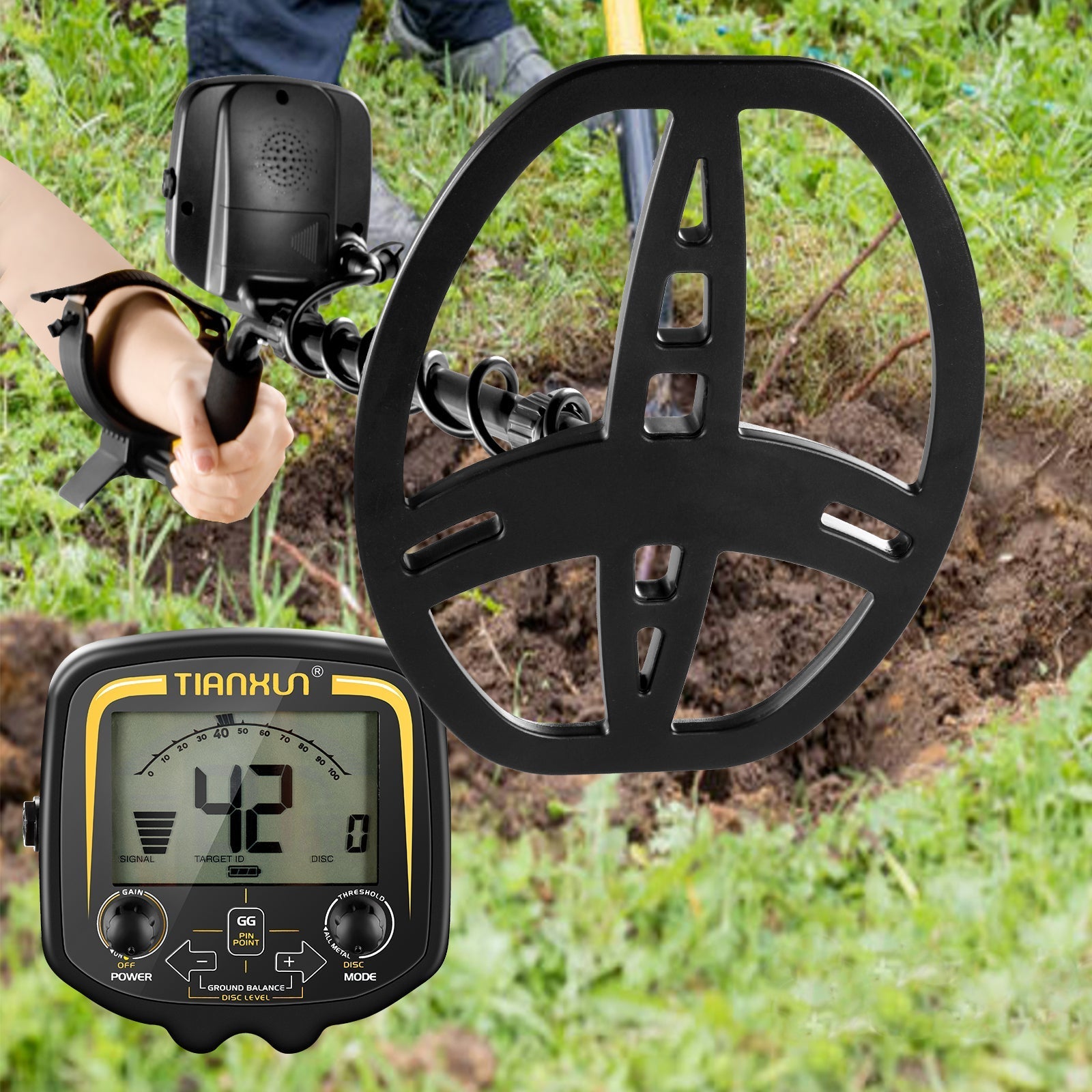 Tianxun TX-850 Professional Metal Detector-Poswares