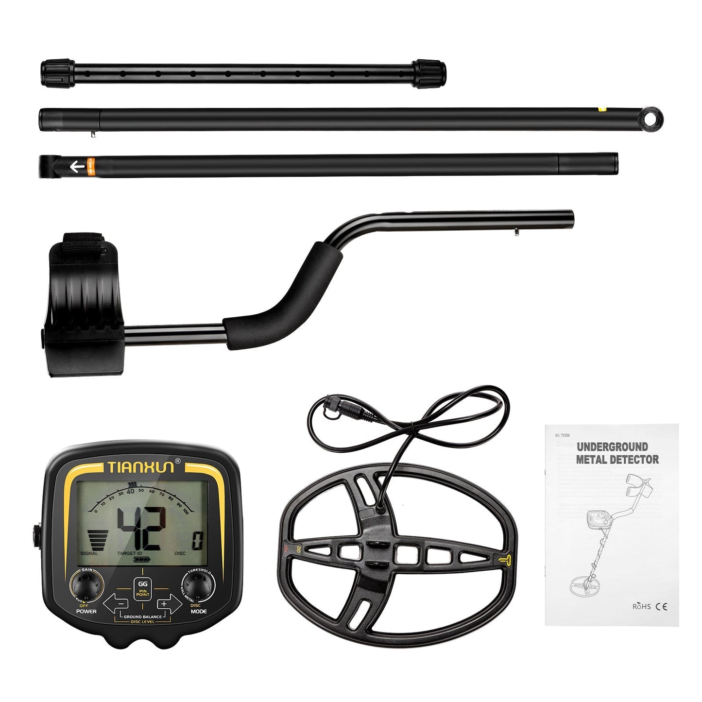 Tianxun TX-850 Professional Metal Detector-Poswares