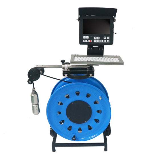 VICAM 150m Depth 50mm HD Pan Tilt Rotation Camera Borehole Inspection System