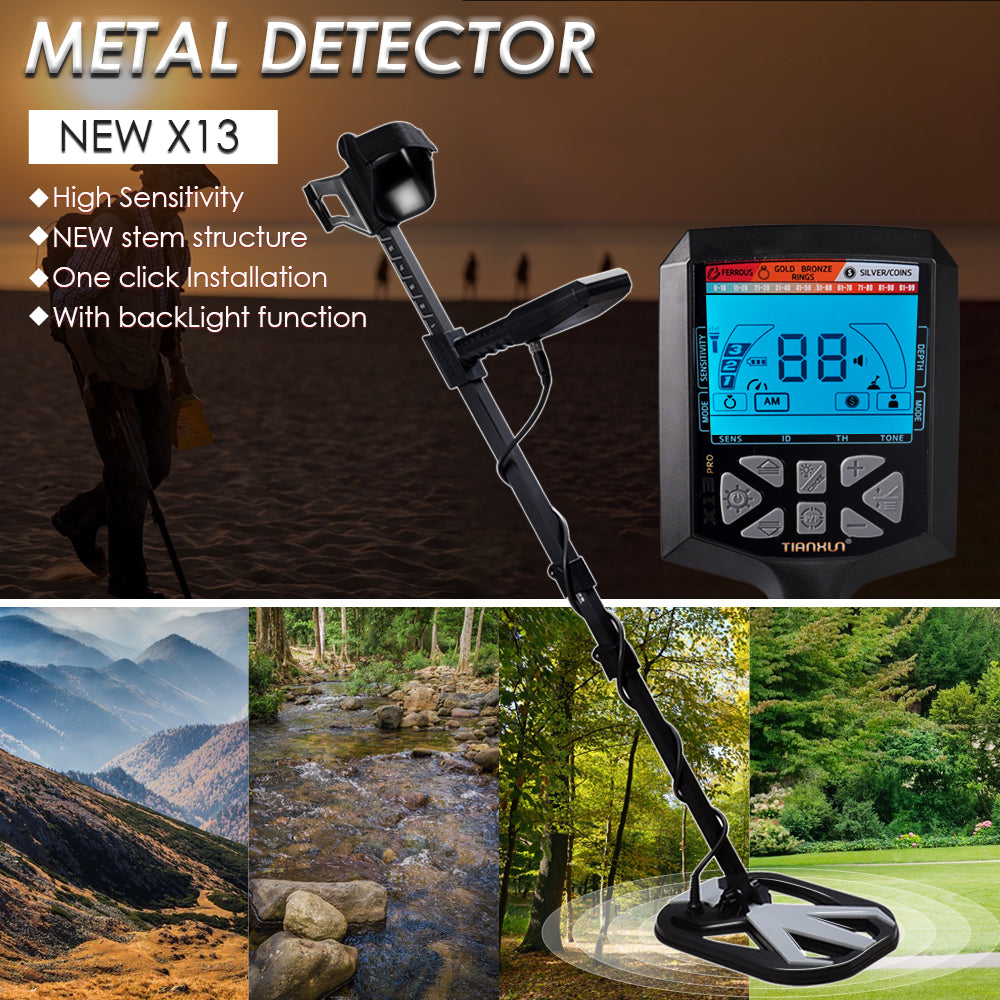 Tianxun X13 Professional Metal Detector-Poswares